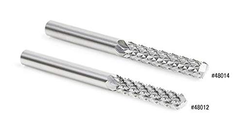 Amana Tool - 48010 Solid Carbide Medium Burr with End Mill Pt. Fiberglass & Composite