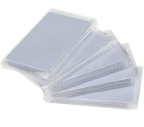 10 Pack 1K RFID Smart Intelligent Cards Compatible with Mifare Classic 1K 13.56MHz 14443A Card White Card Hotel Key Cards Access Control Card Printable on Card Printers CR80 3 3/8" x 2 1/8" 10pcs