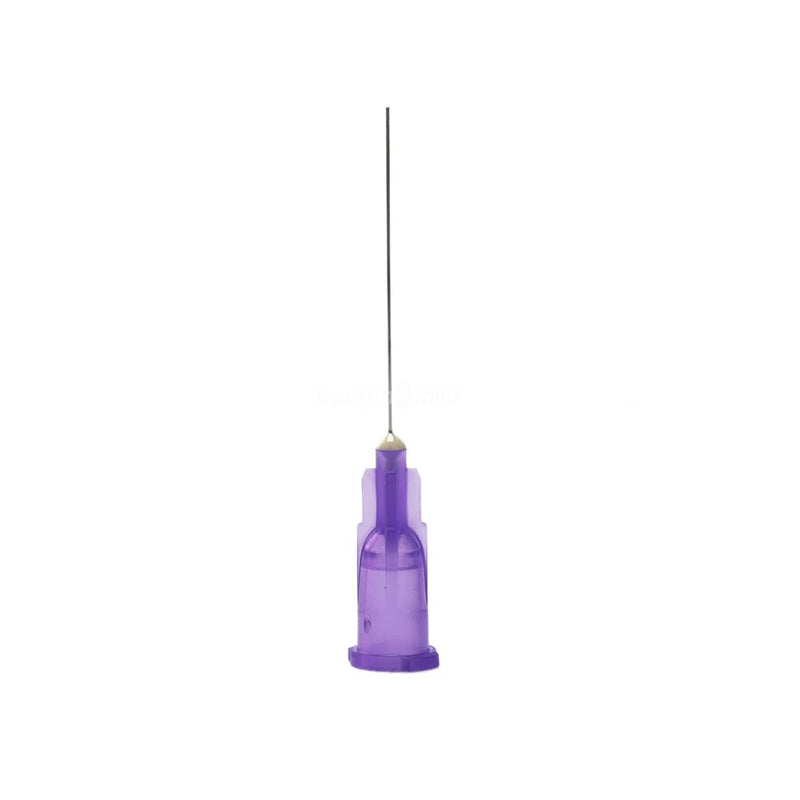 SNAWOP Dental Endo Irrigation Syringe Needle Tips 50PCS End-Closed Side Hole 23G/27G/30G (30G,Purple) 30G,Purple