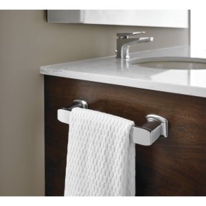 Moen YB5086CH Via Towel Ring, Chrome