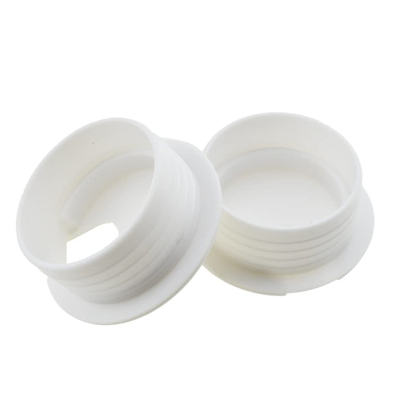 HAHIYO 2Pcs 1.5Inch/38mm White ABS Plastic U-Shaped Desk Grommet Wire Grommet Cable Management Cord Hole Cover Desk Wire Hole Insert Wire Organizer for Computer Office Home School Equipment Systems U-shaped-1.5in-White-2P
