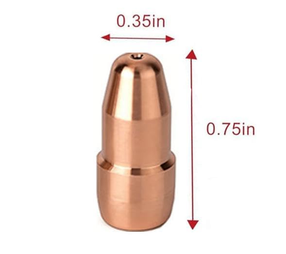 22PK MIG Welding 10Pcs VTS30+ 10Pcs VTS35 Gas Tips 2Pcs VNS50F nozzle Compatible with Velocity Light Duty and Tweco Fusion 140 180 220 250 MIG Welding 22PK VNS50F parts