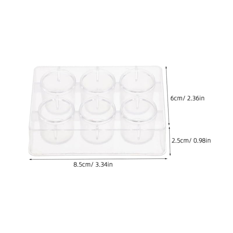 ULTECHNOVO 10 Pcs Reaction Plates Transparent Well Hole Board for Chemistry Experiments Laboratory Supplies Microchemistry Stem Science Education 3.34 X 2.36 X 0.98 in