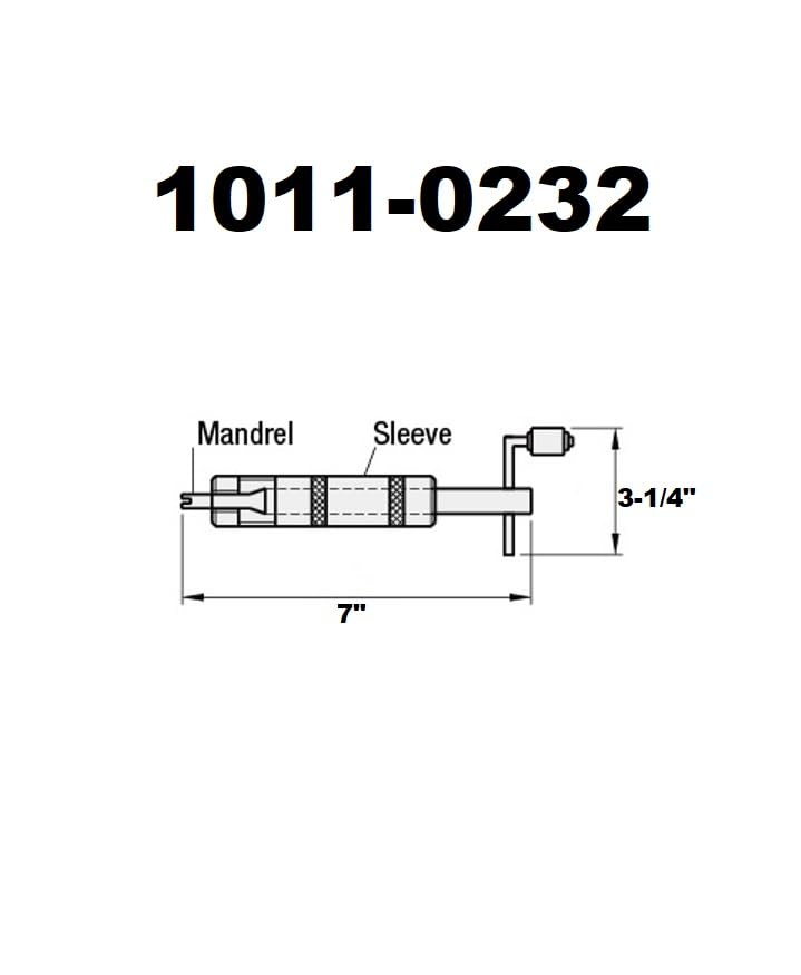 HHIP 1011-0232 Threading Wire Insert Installation Tool, 1/2-20 Insert Thread 1/2-20 Thread