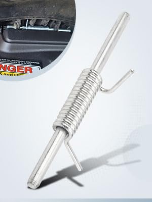 Chute Pin 747-0710A + Torsion Spring 732-1014C, Compatible with MTD Craftsman Troy Bilt, Fits Used on 987-02516 731-07131 (1) 1