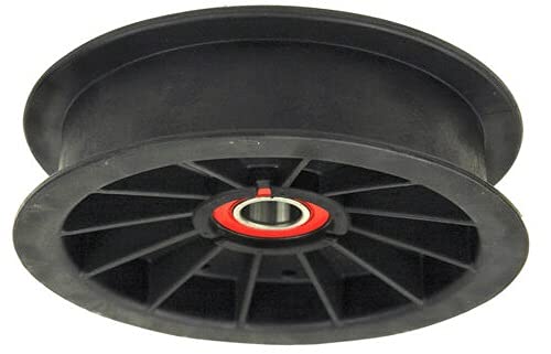Flat Idler Pulley 5-7/8" Diameter Replacements for Hustler Fastrak Mower, Part Number 784504, Replaces for Hustler 784504 Exmark 109-0977 Toro 109-0977, Fits Fastrak and Mini Fastrak