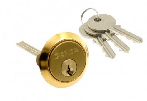 GERDA G200 Single Cylinder Rim Lock (Polished Brass)