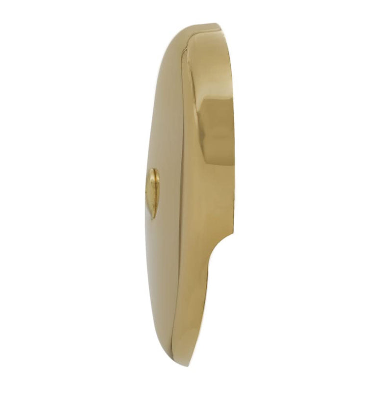 Westbrass Twist & Close Tub Trim Set with One-Hole Overflow Faceplate, Polished Brass, D94-01