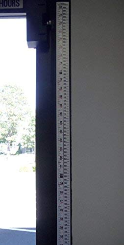 Height Rule – Fractional/Metric – 80 Inch/203 Centimeter Long – White