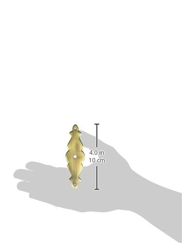Laurey 22205 4-Inch X 1-Inch Classic Traditions Backplate, Antique Brass