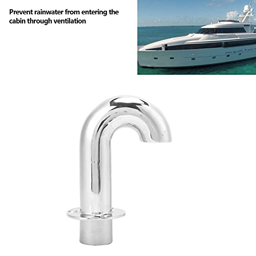 Boat Vent Gooseneck 1.4in 316 Stainless Steel Marine Pipe Fitting Connector