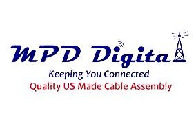 MPD Digital I LMR400 Ultraflex Times Microwave Coax Cable I Threaded on Soldered PL259 to PL259 UHF Connectors I Low Loss I CB Ham Radio, Hotspot WiFi, Radio Transmitters, Antenna I 2 FT