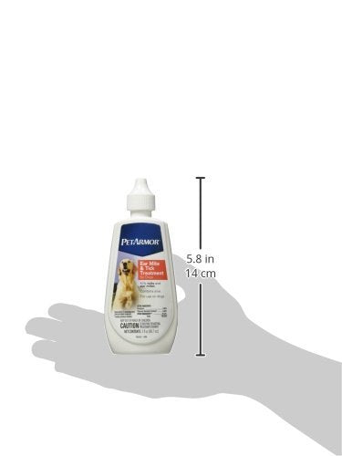 PetArmor Ear Mite and Tick Treatment for Dogs, 3 oz - PawsPlanet Australia