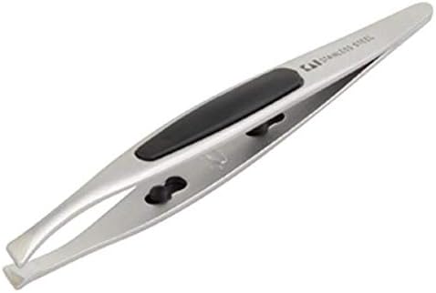 KAI Groom! Tweezers, flat tip, thin hair catch, for tweezers, non-slip HC3021 - NewNest Australia