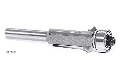Amana Tool - 47162 Carbide Tipped Flush Trim V-Groove 5/8 Dia x 1" 2 Shank