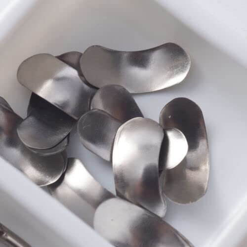 Dental Metal Matrices Sectional Contoured Matrix Refill Matrix System soft band S/M/L 50Pcs (Large) Large