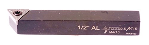 HHIP 2003-0003 1/2 Inch 5 Piece Indexable Carbide Turning Tool Set 1 /2" Shank 5 Piece, Set No - ST 8