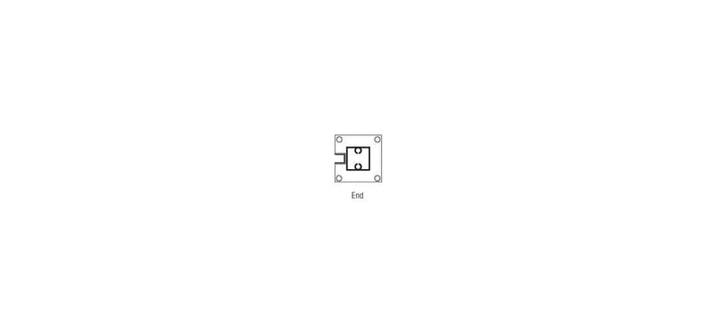 CRL Satin Anodized Standard 24" End Partition Post by CR Laurence