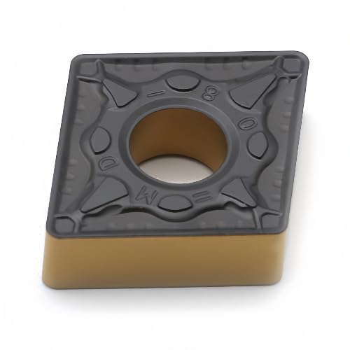 CNMG432 / CNMG120408-PM of CNC Carbide Inserts for Steel Turning Cutting Tools, The Chip Breaker"PM" fit for Semi-Finishing Metal Cutting, 10 PCS.