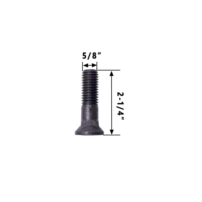 4 Set Blades Cutting Edge Plow Bolts & Nuts 5/8"-11 x 2-1/4",Grader Blades Bolts & Nut,Cutting Edge Bolts 5/8" for Snow Plow Blade,Grader Blade,Loader Blade