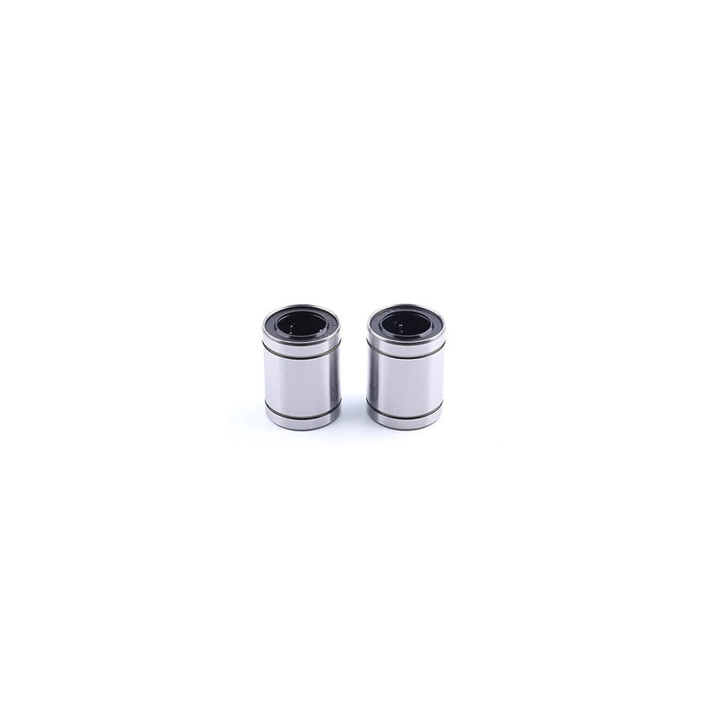 LM25UU Linear Ball Bearing, Bore Dia 25 mm, OD 40 mm, Width 59 mm, Used for Mechanical Sliding Tables, CNC Machine Tools, 3D Printers, Silver 2pcs 25x40x59mm 2