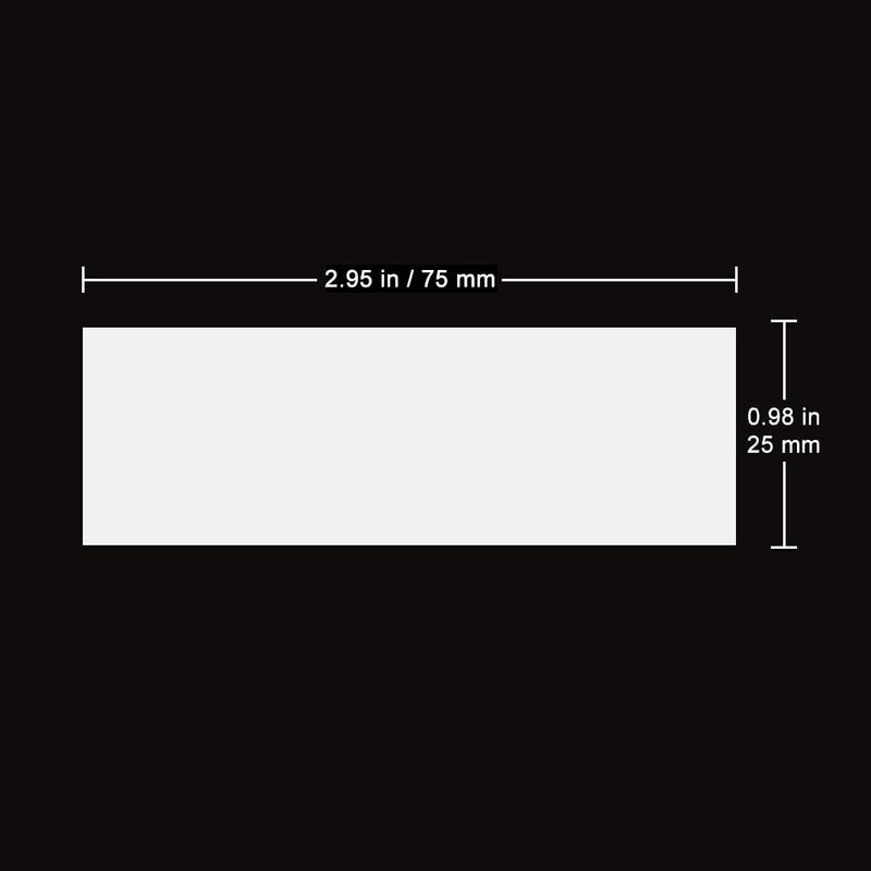 StonyLab Glass Backed TLC Classical Silica Gel Plate, 2.5 x 7.5 cm Thin Layer Chromatography Analytical Plate with Silica Gel, Pack of 80