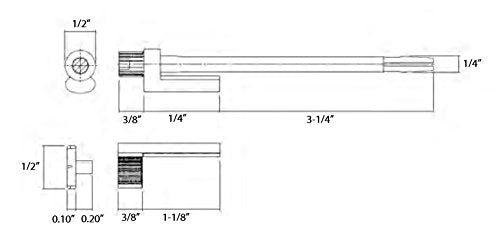 Nuk3y Door Saver 2 II Hinge Pin Stop Fits All 3" to 4-1/2" Residential Hinges (Satin Nickel) Satin Nickel