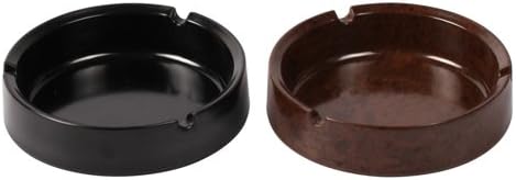 Ashtray FH70037BK-10 Ashtray, Black, Large Size, Set of 10, Melamine, Commercial Use, Ashtray Set - NewNest Australia