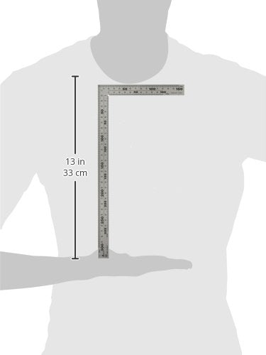 Shinwa Sokutei 11215 Curving Scale, Thick Wide-Width for Construction and Ironworking, Front and Back Scale Stainless Steel 11.8 inches (30 cm) 11.8 inches (30 cm) 8 increments