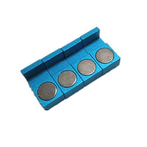 CWZ (Blue) Magnetic Parallel Keepers Holders. Dual Magnets! Vise,CNC, Kurt - 4set
