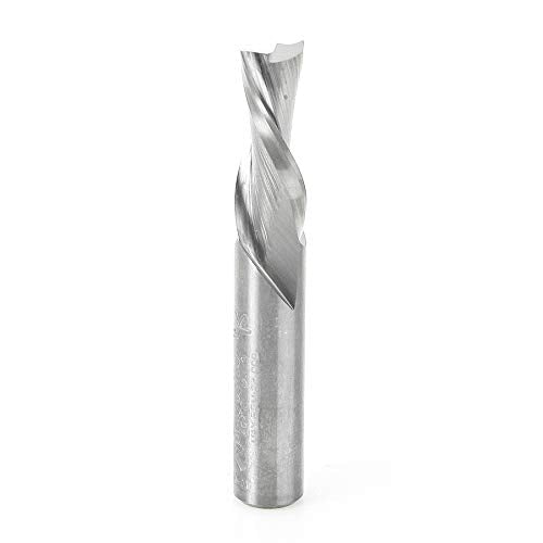 Amana Tool - 46203 Solid Carbide Spiral Plunge 3/8 Dia x 1" x 3/8 Shank Down-Cut