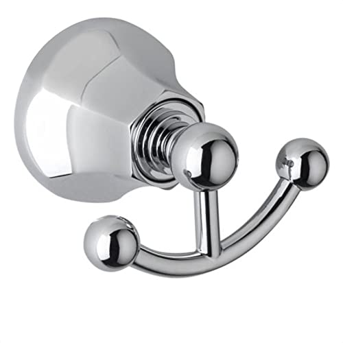 Rohl WE7D Wellsford Double Robe Hook - Antique Gold