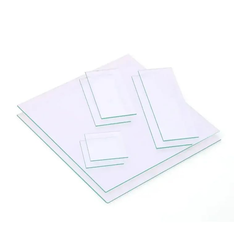 ITO-Coated Conductive Glass Slides, Indium Tin Oxide Glass Substrate, Resistance 7-10 ohm/sq (10 Pcs) (50×50x0.7mm, 10pcs) 50×50x0.7mm, 10pcs