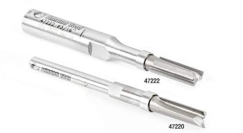 Amana Tool - 45475 Carbide Tipped Flush Trim Plunge Template 3/8 Dia x 1/2 x 1/4" Shan 3/8 Dia x 1/2 x 1/4" Sh
