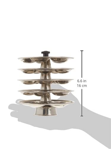 Tabakh 5-Rack Stainless Steel Baby Mini Idli Stand, Makes 25 Mini Idlys