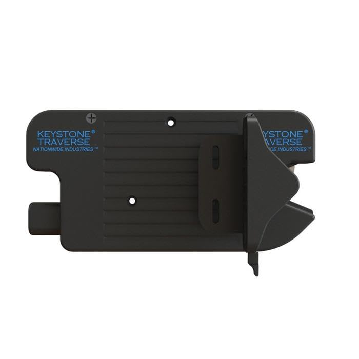 Traverse Gate Latch for 4"" Posts, Black