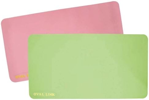 Koshin Rubber Oval Link (Bathroom Mat), Light Green, M/8-6552-01 - NewNest Australia
