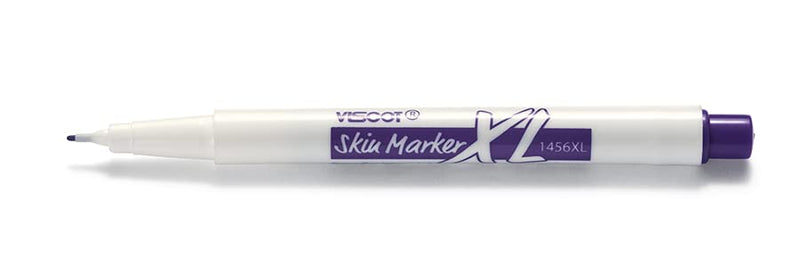 1456XL-10 Mini Ultra Fine Tip XL Surgical Ink Marker- 10 Count- Prep Resistant Surgical Grade Skin Marker- Latex Free, FDA Registered- Designed for Surgical Procedures, Tattoos, Piercings, Etc.