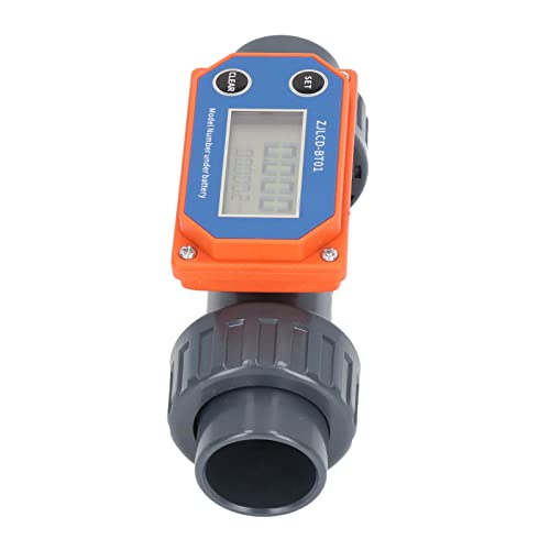 Digital Display Water Flowmeter UPVC for Farmland Irrigation and Fish Pond 10-150 L/min