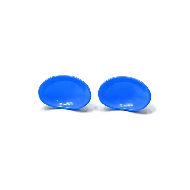 Stainless Steel Corneal Eye Shield Protector, 29mm X 21mm (Large), Coated, Set of 2