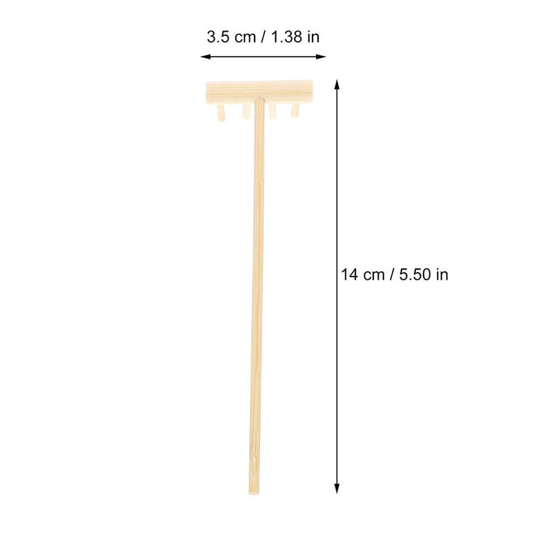 YARNOW 60 Pcs Mini Zen Garden Rakes Bulk, Miniature Sand Rake for Tabletop Meditation and Decorative Sandbox Accessories