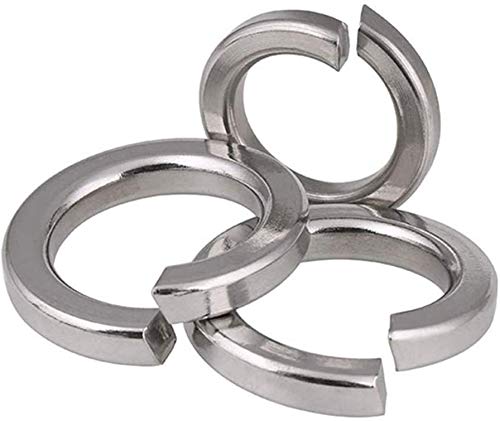 100Pcs 1/4" Stainless Lock Finish Washer, 3/8" Outside Diameter- Choose Size, 18-8 (304) Stainless Steel (120-4) 1/4" X 3/8" (100 Pcs)