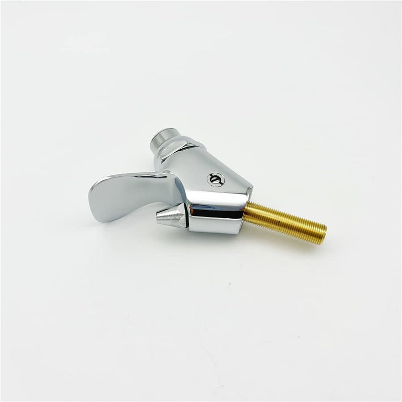 Outdoor Drinking Fountain Bubbler - Freeze Proof, Camping Faucet for 1/4 inch Tubes, Chrome finish 1/4 inch Tubes Connector