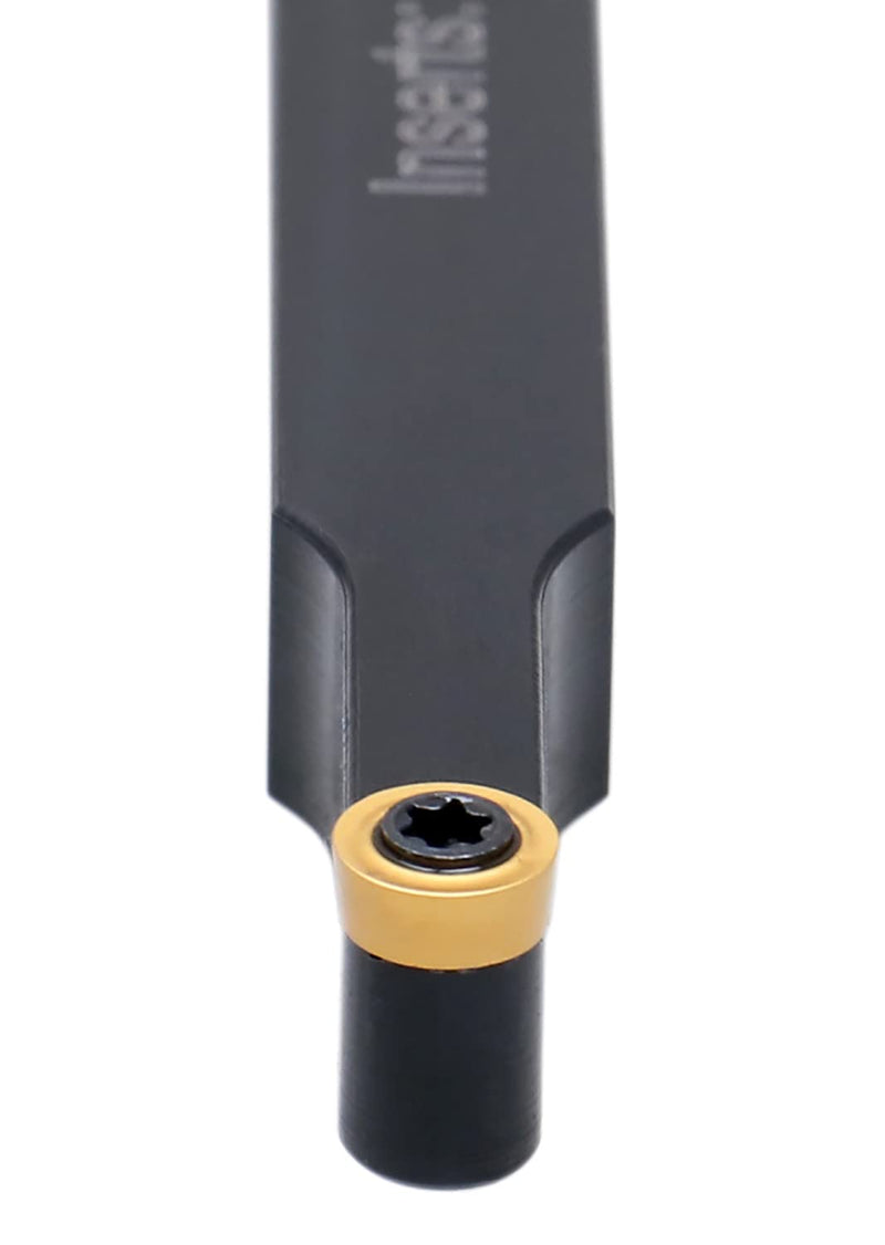 Accusize Industrial Tools 3/8 x 3-1/2 in SRDCN06-2J Indexable Toolholder for RCMT220 Inserts, 2376-0006 3/8 x 3-1/2 inch