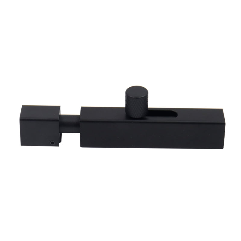 2Pcs Security Door Bolt Latch 3.54inch/90mm Black Door Safety Locks from Inside Bathroom Stall Lock Slide Locks for Inside Door (Pack of 2) 3.54 Inch (Pack of 2)