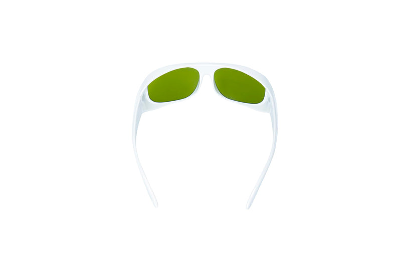 LaserPair 755/808/1064nm Laser Safety Goggles with White Frame for Alexandrite, Diode & Nd:YAG Protection, CE EN207