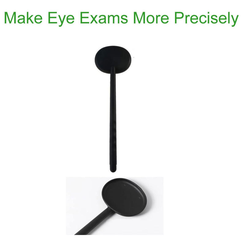 3 Pack Handheld Eye Occluder for Vision Test, Portable Premium Ophthalmic Eye Exam Tool for Ophthalmologists Orthoptists and Optometrists (3pcs Common Occluders) 3pcs Common Occluders