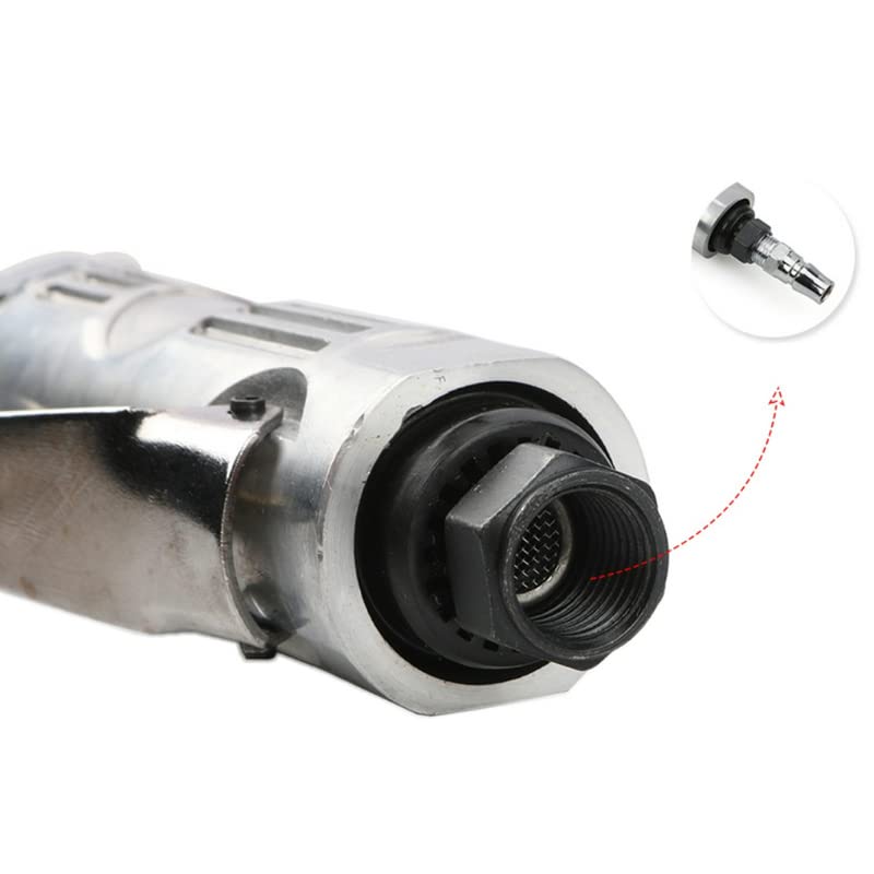 VIGAN Portable 1/4'' 90 Degree Air Drill Pneumatic Right Angle Drill Pistol Drill Power Screwdriver