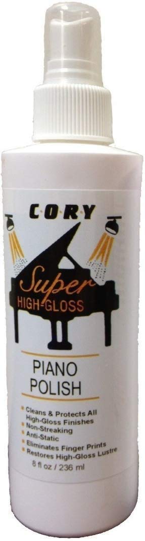 Super High Gloss Piano Polish 8 Ounce Bottle for Pianos With High Gloss Finishes 8 Fl Oz (Pack of 1)