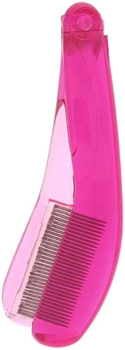 FMK-700(P) Standard Metal 32-PIN Mascara Comb (Bi-Fold) (Pink) - NewNest Australia